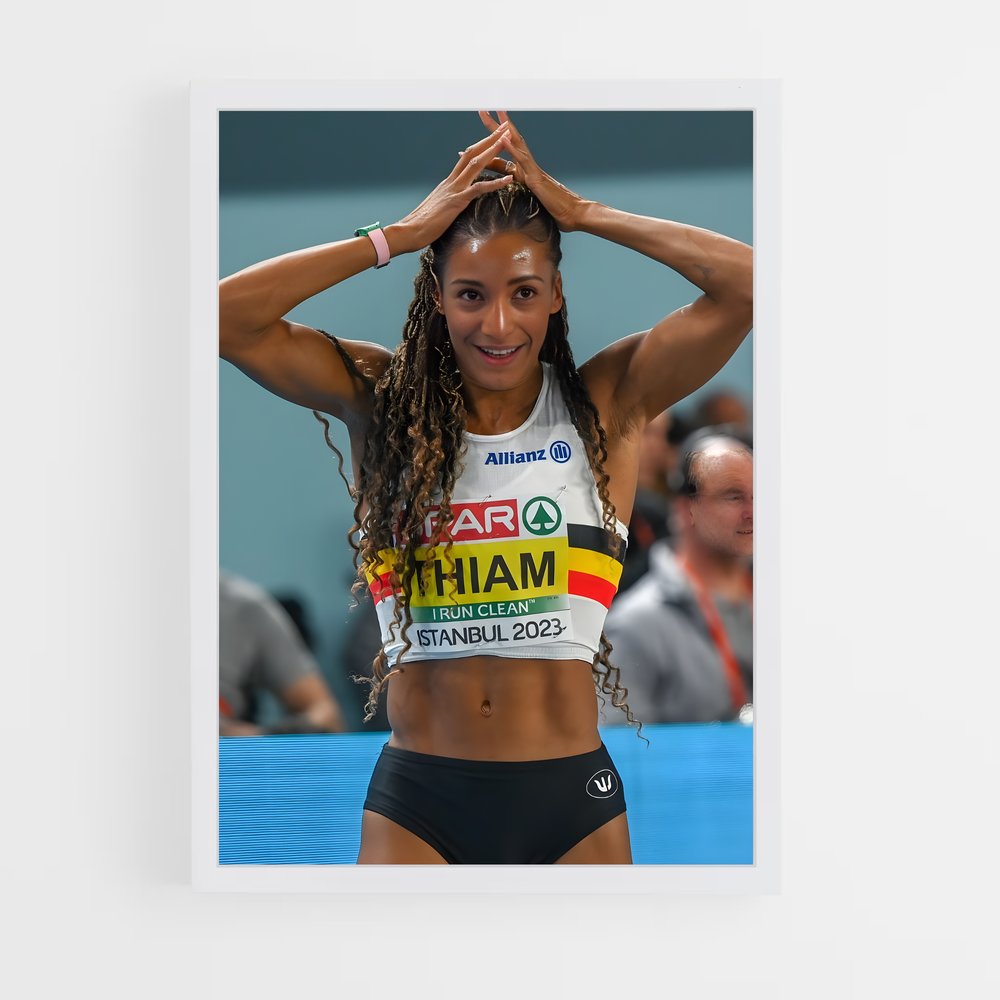 Poster Nafissatou de thiam – affiche Athlétisme (vue 3)